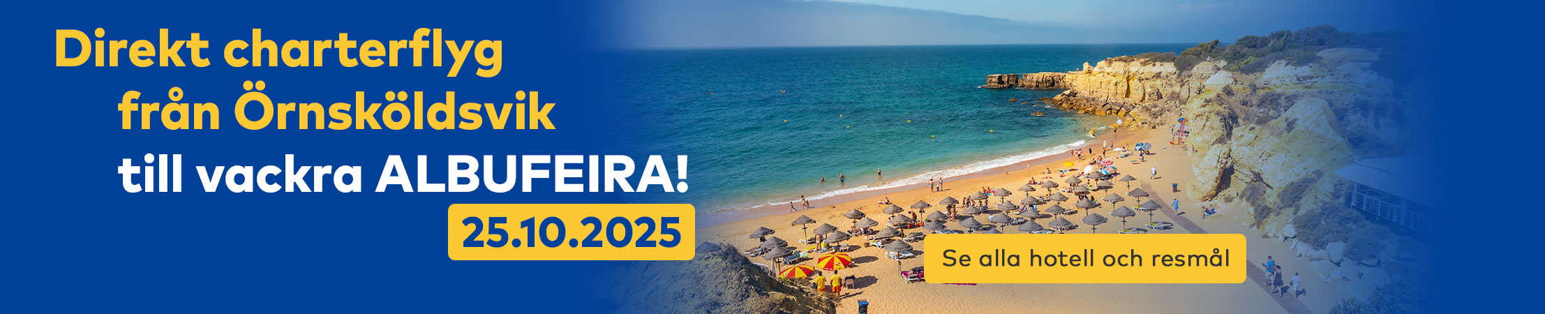 25.10. Örnsköldsvik – Albufeira