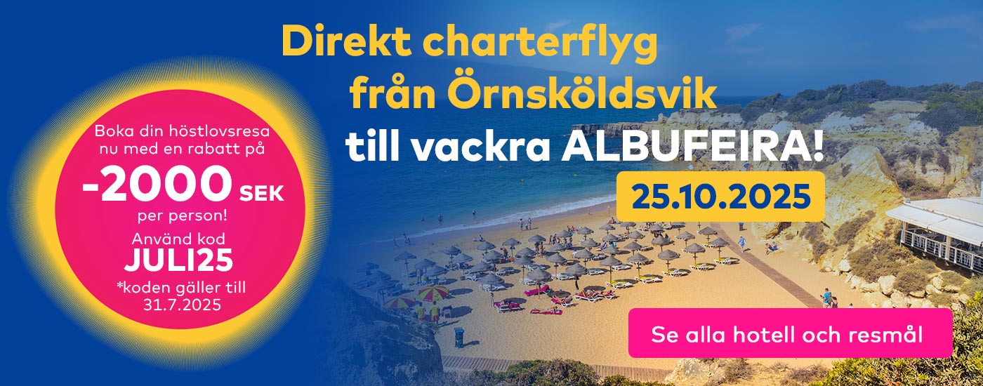 25.10. Örnsköldsvik – Albufeira