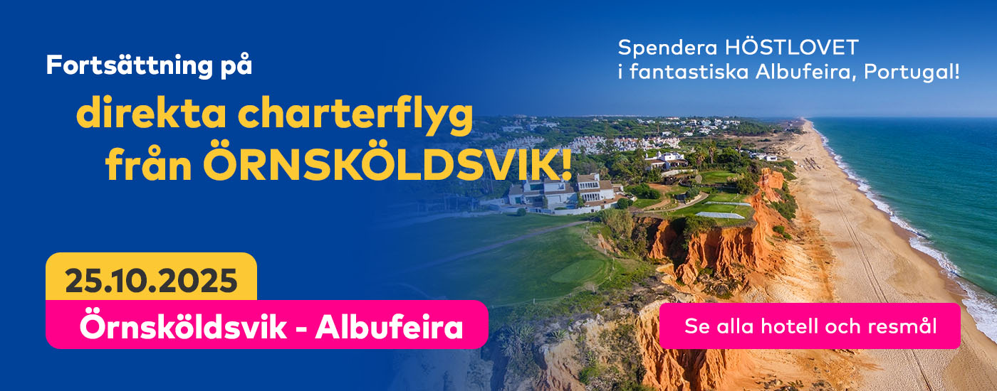 25.10. Örnsköldsvik – Albufeira