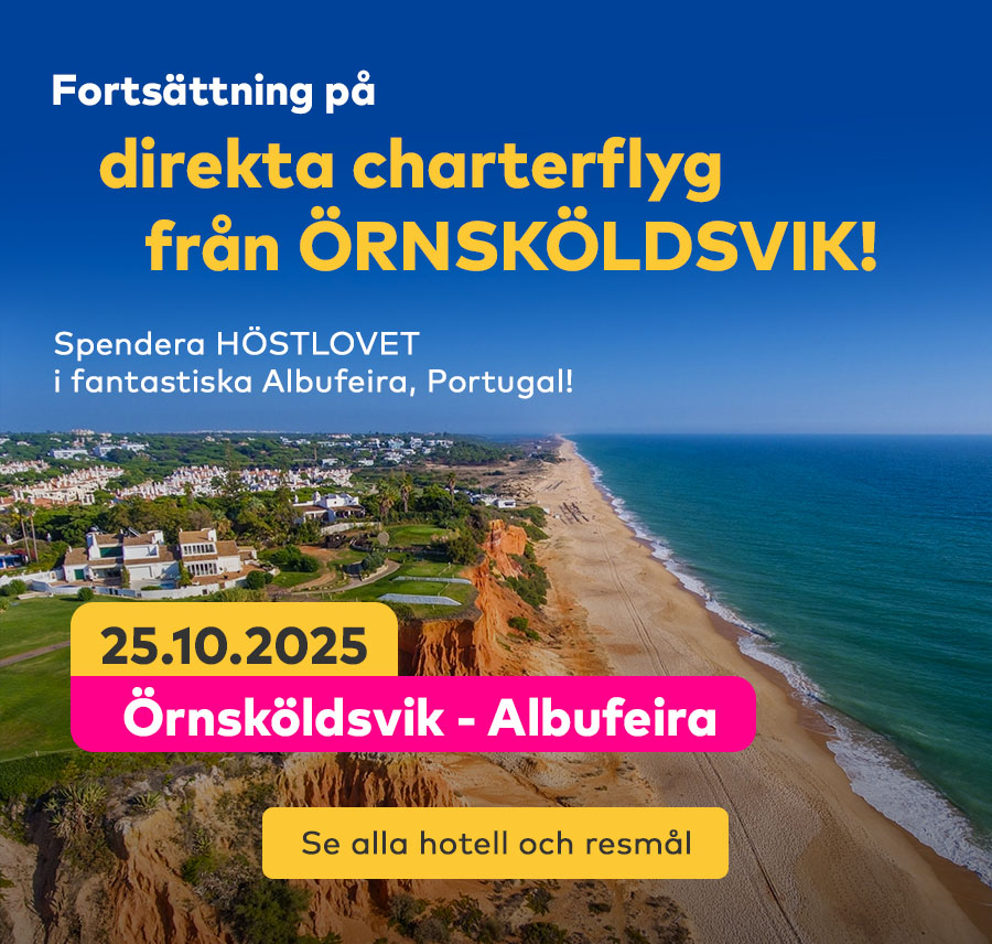 25.10. Örnsköldsvik – Albufeira